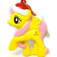 Fluttershy Christmas ornament figure