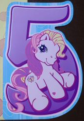 Fluttershy 5th Birthday card